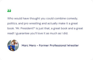 Marc Mero: Mr. President? Book